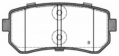 OPEN PARTS bpa120902 -  Комплект тормозных колодок, дисковый тормоз